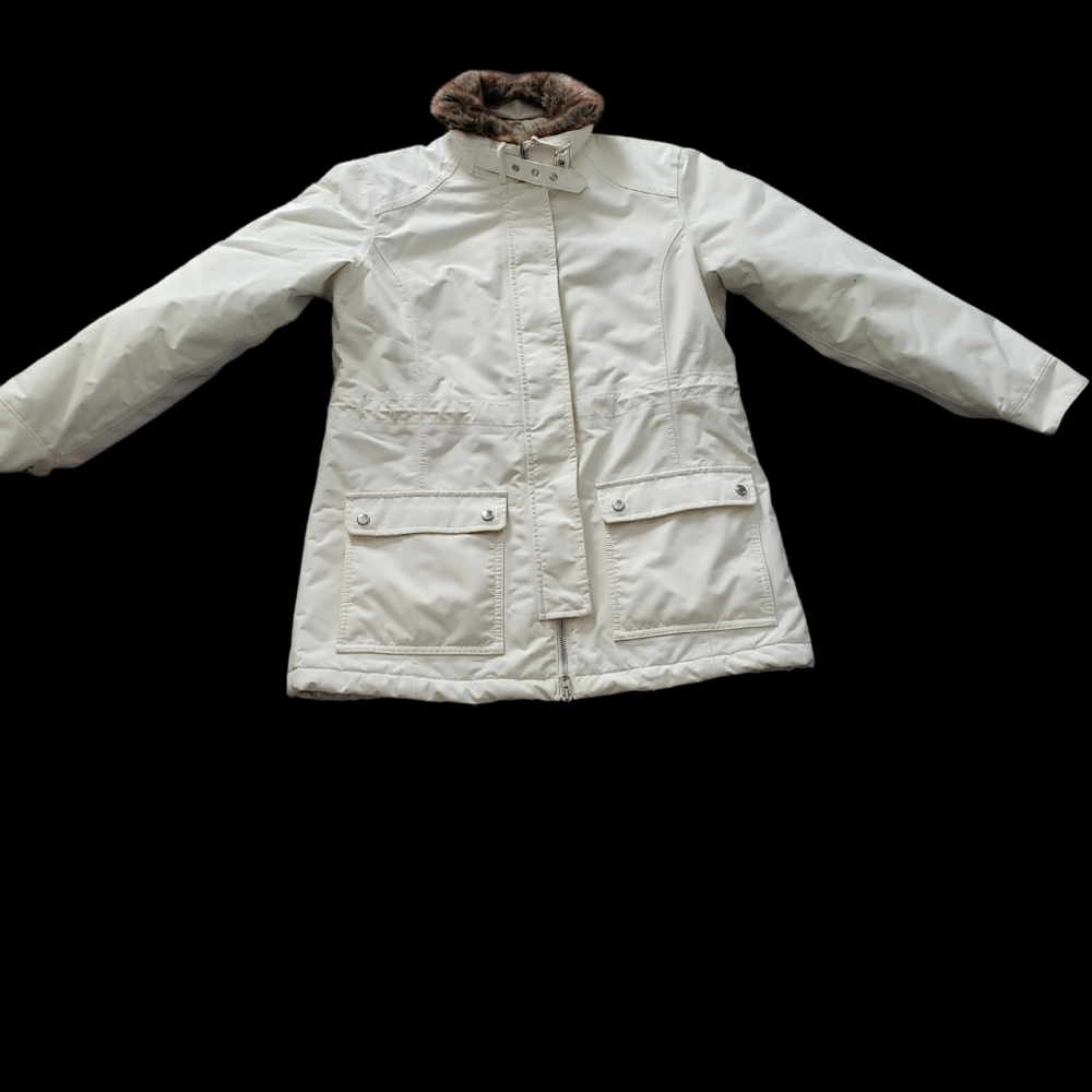 Lands' End Cream Jacket NWOT Lightweight